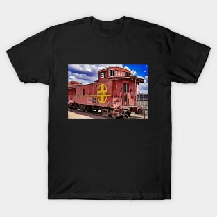 Vintage Santa Fe Railway Caboose T-Shirt